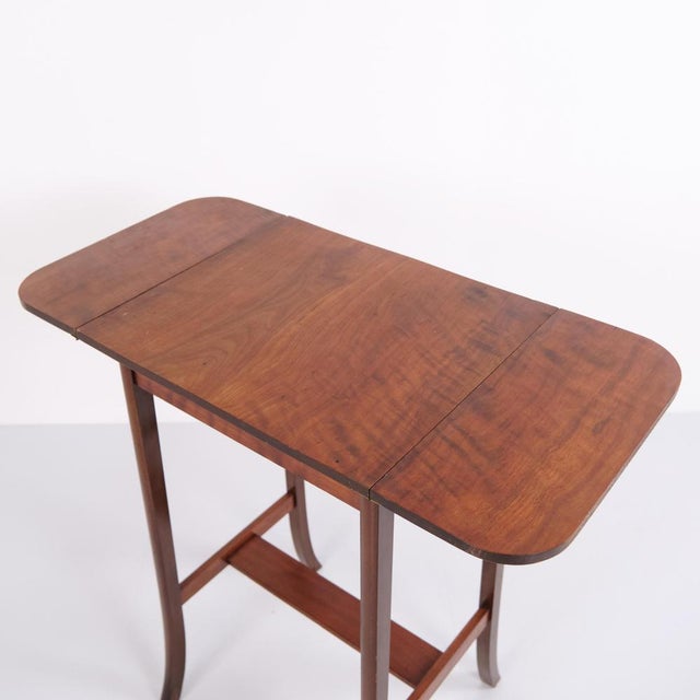 Danish Mahogany Drop-Leaf Side Table, 1920s For Sale - Image 6 of 11
