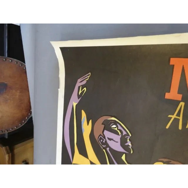 Mid 20th Century Vintage Mexican Travel Poster For Sale - Image 5 of 9