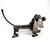 1990s Vintage Metal Scrap Art Sculpture of Dog For Sale - Image 5 of 12