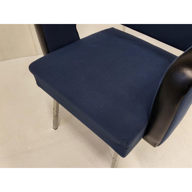 President Chairs by Jacques Adnet, 1950s, Set of 2 For Sale - Image 4 of 13