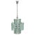 Silver Vintage Murano Chandelier attributed to Fontana Arte, 1960s For Sale - Image 8 of 8