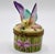 Vintage Chamart Exclusives Limoges Hand-Painted "Butterfly" Porcelain Hinged Trinket Box For Sale In Cincinnati - Image 6 of 11
