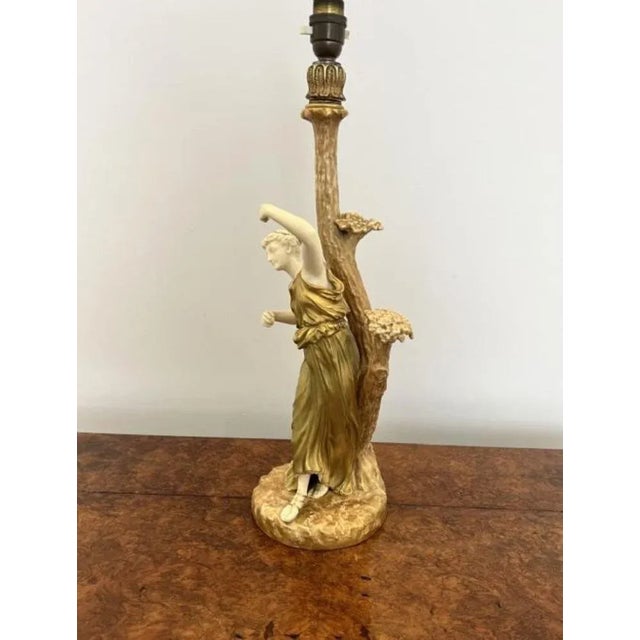 Table Lamp from Royal Worcester, 1920s For Sale - Image 9 of 12
