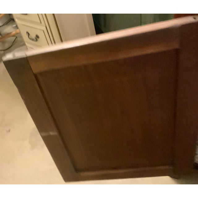 Antique Primitive Step Back Walnut Cupboard For Sale - Image 10 of 15