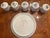 French Provincial 1950s Louis Lourioux “Le Faune” Pot De Crème Set (Tray With 5 Pots) For Sale - Image 3 of 4