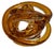 Vintage Amber Infinity Knot Glass Sculpture For Sale In Birmingham - Image 6 of 8