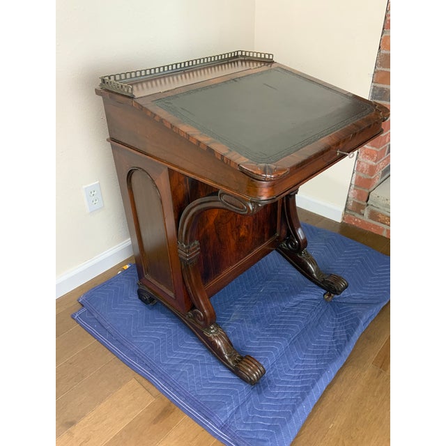 English Davenport Desk For Sale - Image 3 of 12