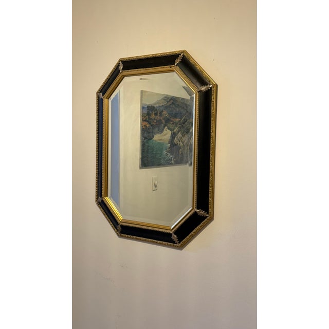 Vintage Bombay Company Allegro Hollywood Regency Octagonal Beveled Wall Mirror For Sale In Los Angeles - Image 6 of 8
