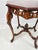 Rococo Revival Carved Walnut & Burl Octagonal Accent Table For Sale - Image 13 of 16