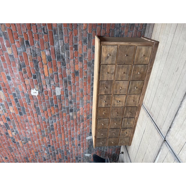 Early 20th Century 24-Drawer Craft Cabinet For Sale - Image 4 of 11