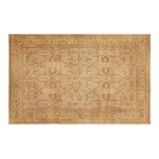 Antique Indian Amritsar Handmade Wool Rug For Sale