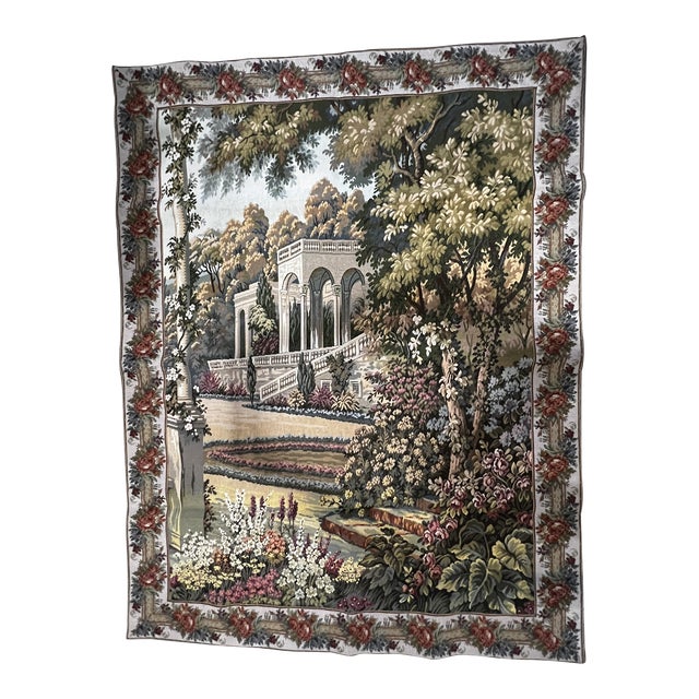 1990s Lake Como Garden Tapestry For Sale