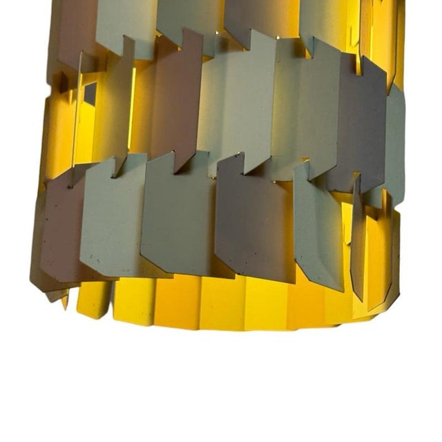 Mid 20th Century Danish Pendant Lamp in Metal by Louis Weisdorf for Lyfa, 1960s For Sale - Image 5 of 9