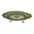 Antique Davenport Longport Apple Green Porcelain Footed Low Compote / Bowl For Sale
