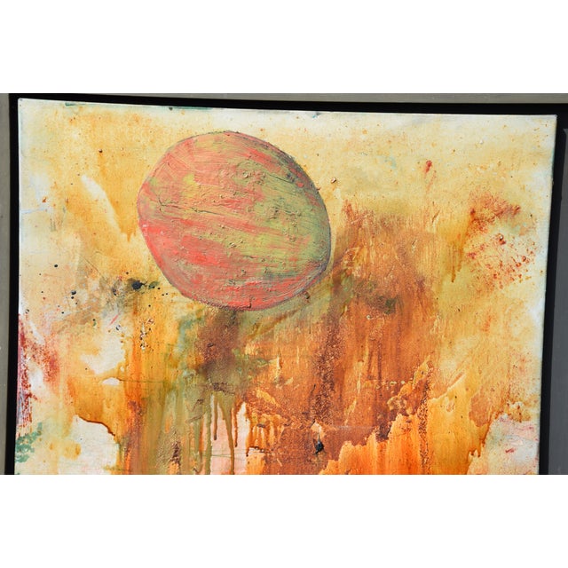 Christoph M. Gais, Triptych, 1988, Oil Painting on Canvas, Framed, Set of 3 For Sale - Image 6 of 13