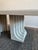 Vintage 1970s Travertine Table in the Manner of Carlo Scarpa For Sale In Chicago - Image 6 of 12