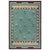 Doris Leslie Blau Midcentury Swedish Green Handmade Wool Rug For Sale