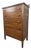 Early 20th Century Oak Five-Drawer Tall Chest of Drawers For Sale
