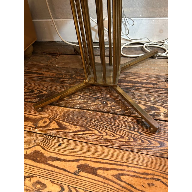 Marble Top End Tables With Brass Bases -a Pair For Sale In Philadelphia - Image 6 of 10