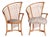 Bamboo Dining Chairs from Flechtatelier Schütz, 1970s, Set of 4 For Sale