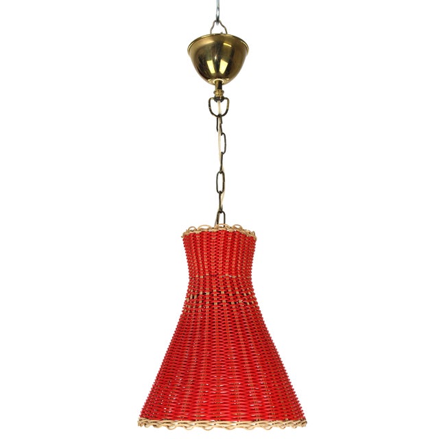 Kiwi Pending Lamp by by J. T. Kalmar for Kalmar, 1950s For Sale