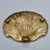 Brass Vintage Brass Scallop Shell Trinket Dish — Footed Rococo Acanthus Catchall, Vide-Poche For Sale - Image 8 of 9