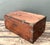 Vintage Campaign Wood Box With Brass Detail For Sale - Image 12 of 13