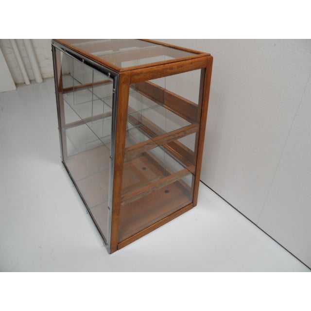 Vintage Dutch Bakery Display Cabinet, 1930s For Sale - Image 9 of 17