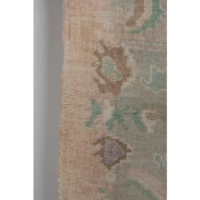 Vintage Orange Turkish Karapinar Pastel Rug 4'10" X 8'7" For Sale - Image 9 of 13