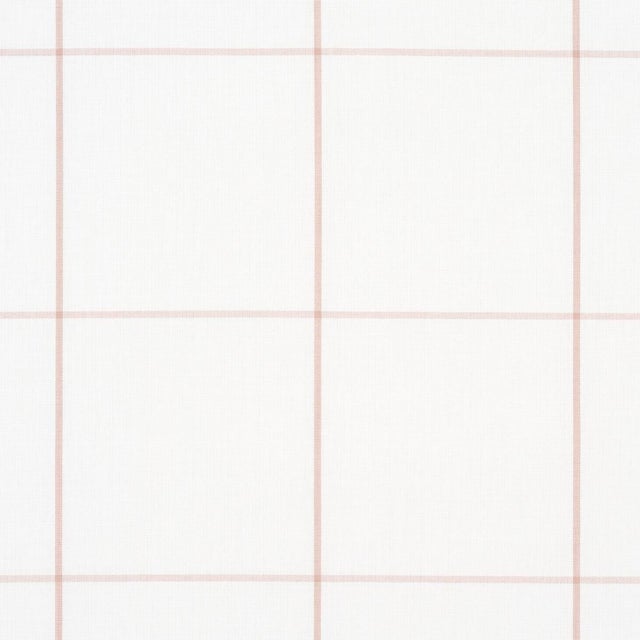 Contemporary SAMPLE - Schumacher x Veere Grenney Woodman Check Fabric In Temple Pink For Sale - Image 3 of 4