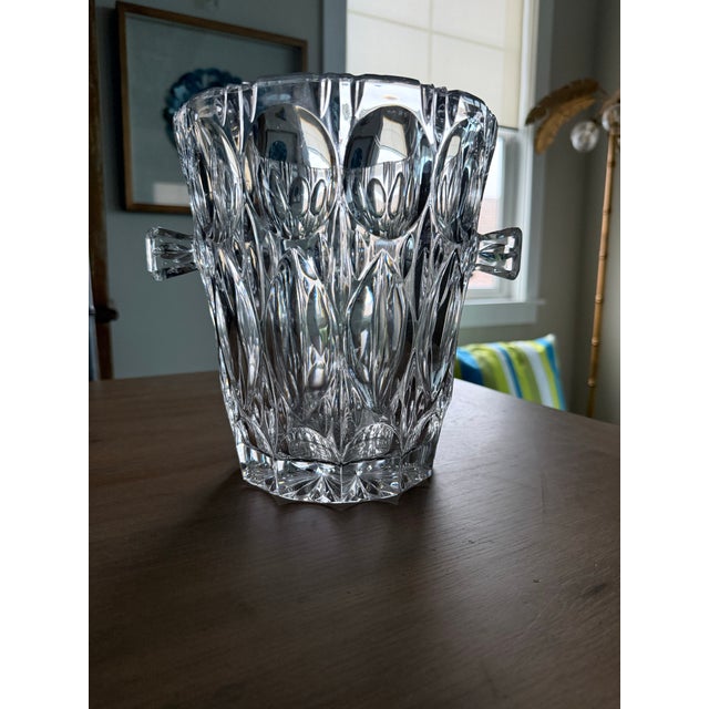 Traditional Crystal Champagne Bucket or Ice Bucket For Sale - Image 3 of 12