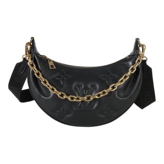 Black Calfskin Bubblegram Over The Moon For Sale