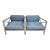 Restoration Hardware Mustique Lounge Chairs - Set of 2 For Sale