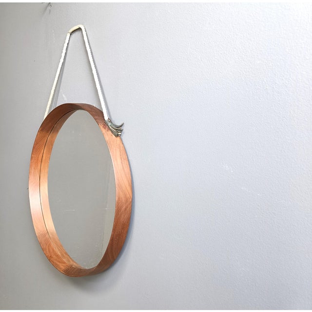Mid-Century Italian Mirror, 1960s For Sale - Image 9 of 11
