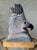 Circa 1991 Stylistic Hand Carved Wooden "Golden Eagle Head" Bust - Santa Fe, New Mexico For Sale - Image 18 of 18