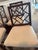 1960s Chinese Chippendale Cockpen Dining Chairs, New Upholstery — Set of 6 For Sale - Image 4 of 6