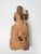 Brown 19th Century Chinese Hand Carved Wood Guardian Sculpture For Sale - Image 8 of 9