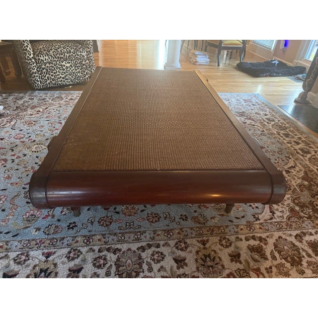 Mid-Century Modern Mid - Century Modern Regency Style Coffee Table For Sale - Image 3 of 6