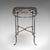 French Vintage Oval Garden Table, French Cast Iron, Veranda, Porch, Serving, Occasional For Sale - Image 3 of 12
