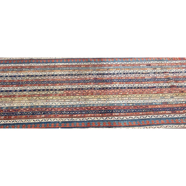 Antique Kazak Rug 3'8'' x 8'1'' For Sale In New York - Image 6 of 12