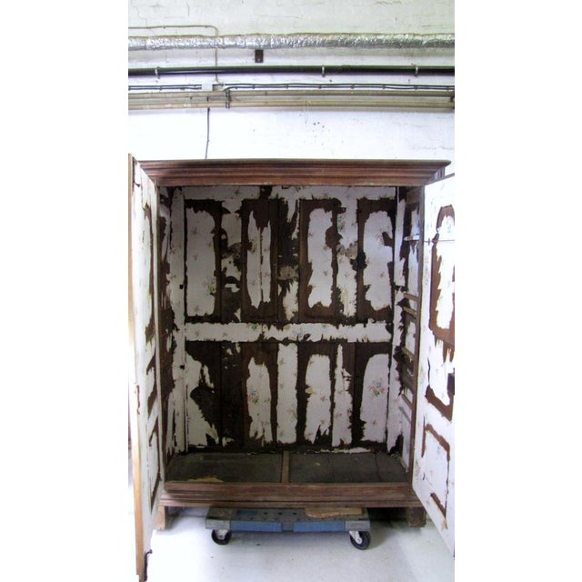 Antique Baroque Cabinet in Oak For Sale - Image 5 of 12