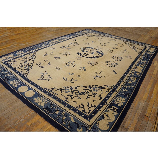 19th Century Chinese Peking Carpet ( 8'10" x 12'9" - 270 x 390 )