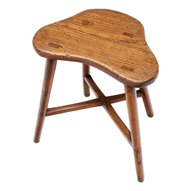 Chinese Saddle Top Stool, C. 1890 For Sale