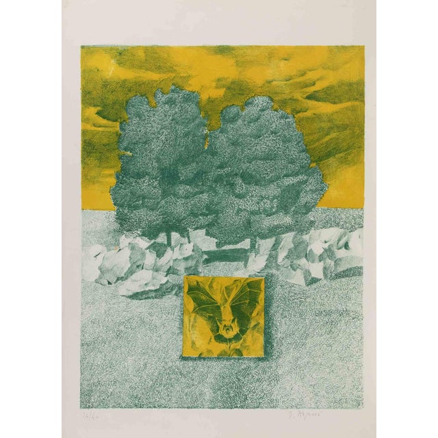Giovanni Repossi, Composition, Lithograph, 1980s For Sale