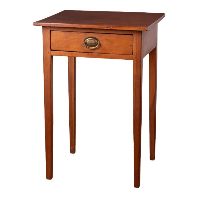 Hepplewhite Cherry One Drawer Stand For Sale