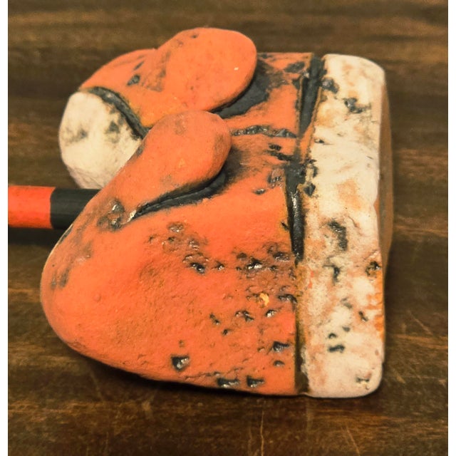 Signed Nancy Kubale Hand‑Built Ceramic Figurative Sculpture For Sale In Pittsburgh - Image 6 of 7