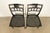 Baker Furniture Historic Charleston Regency Ebonized and Gold Gilt Side Chairs or Dining Chairs, Pair For Sale In South Bend - Image 6 of 17