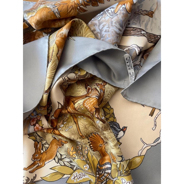 Hermès « Les Quatre Saisons » Silk Scarf 1994 | Chairish