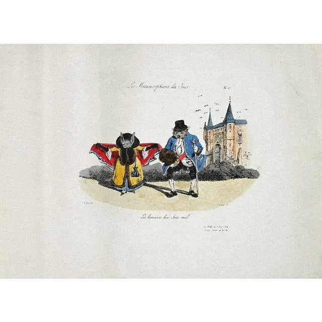 Les Métamorphoses du Jour is an original Modern Artwork realized in the 1830s by the French artist Grandville. Original...