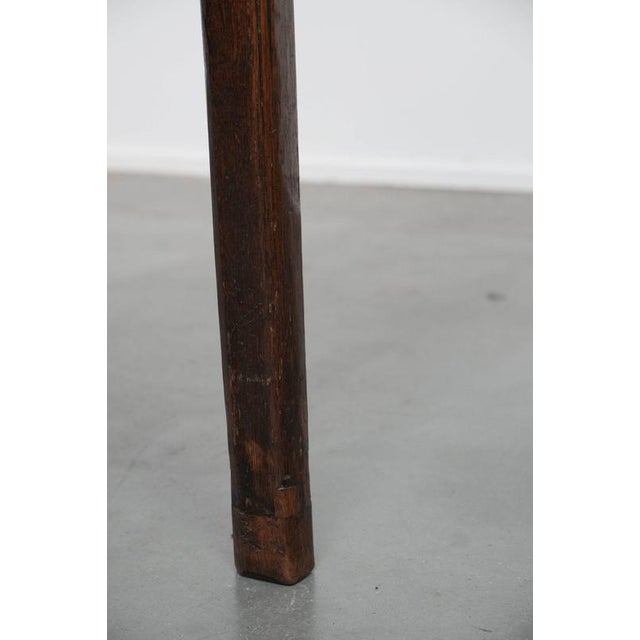 Antique English Lop-Eared Dining Table in Oak, Late 19th Century For Sale - Image 13 of 18